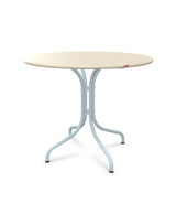 Schaffner St. Moritz Table repas fixe Ø90cm Sable Pastel 15 Bleu Pastel 51 