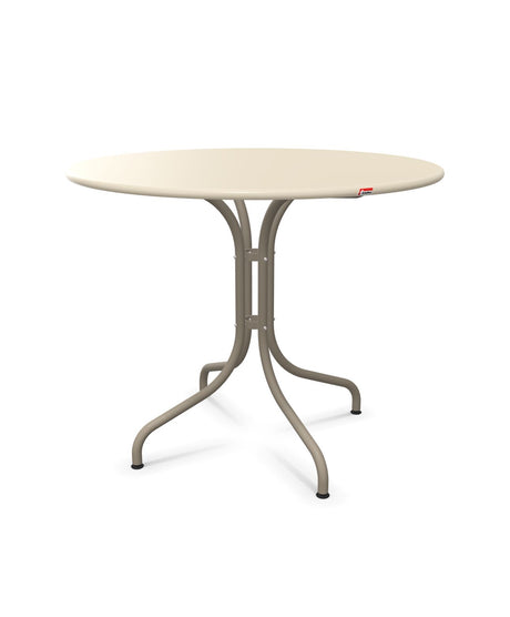 Schaffner St. Moritz Table repas fixe Ø90cm Sable Pastel 15 Champagne 85 