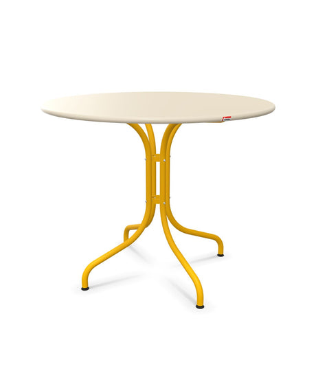 Schaffner St. Moritz Table repas fixe Ø90cm Sable Pastel 15 Jaune 11 