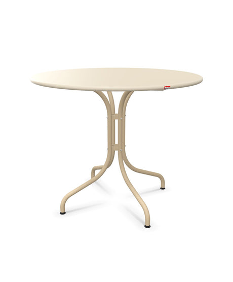 Schaffner St. Moritz Table repas fixe Ø90cm Sable Pastel 15 Marron Pastel 83 