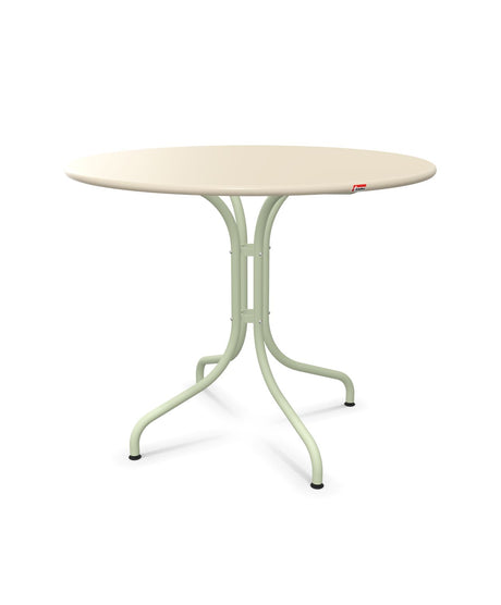 Schaffner St. Moritz Table repas fixe Ø90cm Sable Pastel 15 Vert Pastel 64 