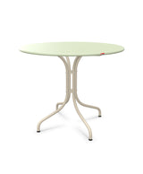 Schaffner St. Moritz Table repas fixe Ø90cm Vert Pastel 64 Sable Pastel 15 
