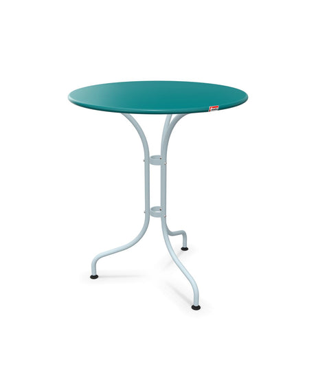 Schaffner St. Moritz Table repas rabattable Ø60cm Bleu Kali 56 Bleu Pastel 51 