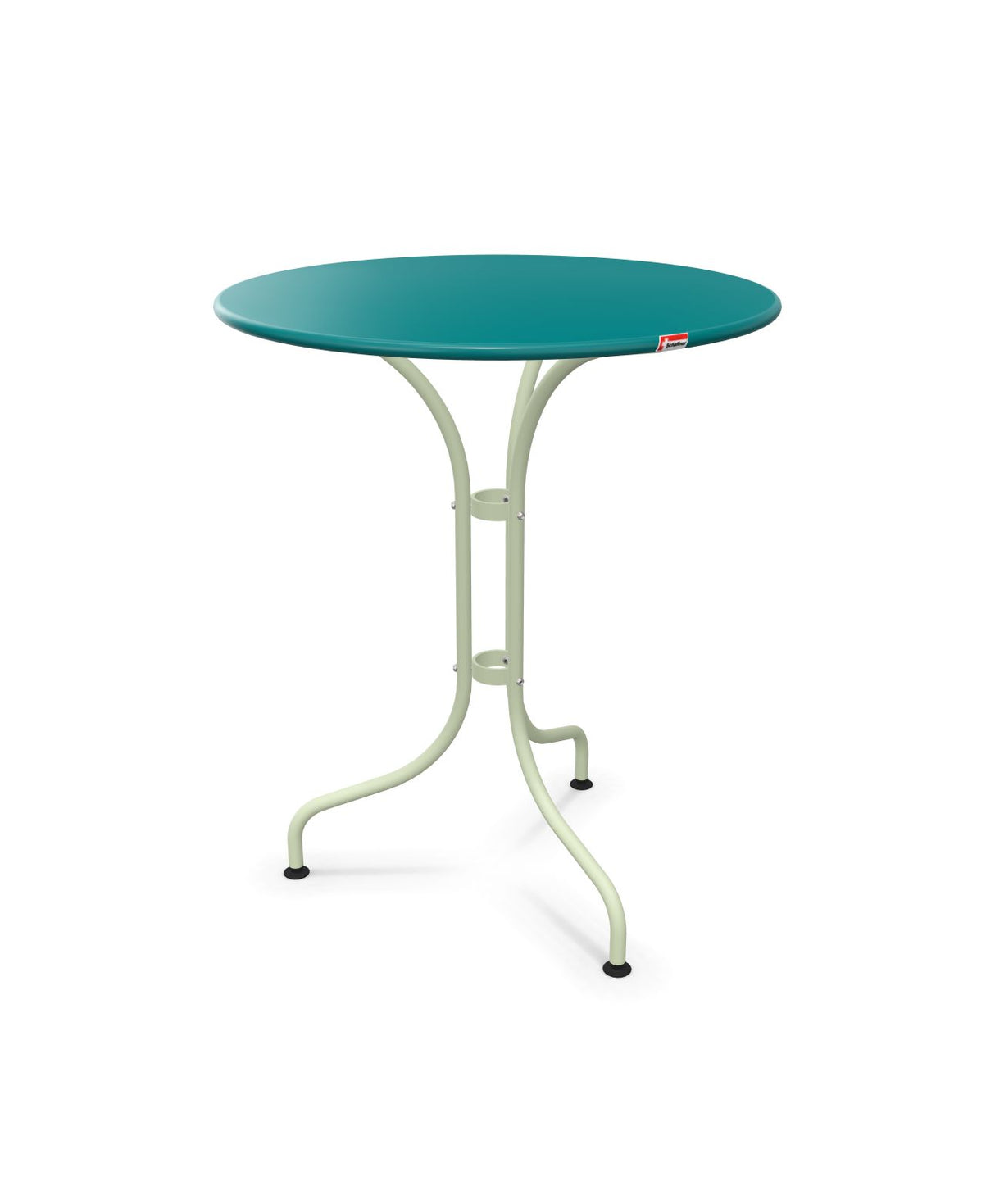 Schaffner St. Moritz Table repas rabattable Ø60cm Bleu Kali 56 Vert Pastel 64 