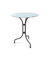 Schaffner St. Moritz Table repas rabattable Ø60cm Bleu Pastel 51 Anthracite 77 
