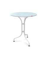 Schaffner St. Moritz Table repas rabattable Ø60cm Bleu Pastel 51 Blanc 90 