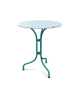 Schaffner St. Moritz Table repas rabattable Ø60cm Bleu Pastel 51 Bleu Kali 56 