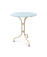 Schaffner St. Moritz Table repas rabattable Ø60cm Bleu Pastel 51 Marron Pastel 83 