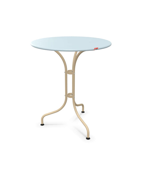 Schaffner St. Moritz Table repas rabattable Ø60cm Bleu Pastel 51 Marron Pastel 83 