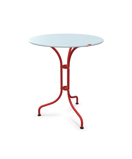 Schaffner St. Moritz Table repas rabattable Ø60cm Bleu Pastel 51 Rouge 30 