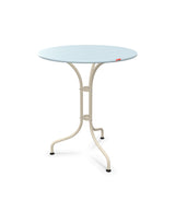 Schaffner St. Moritz Table repas rabattable Ø60cm Bleu Pastel 51 Sable Pastel 15 