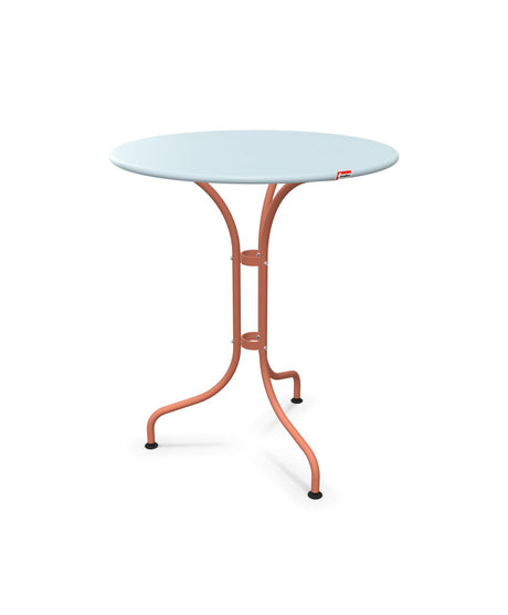 Schaffner St. Moritz Table repas rabattable Ø60cm Bleu Pastel 51 Terracotta 84 