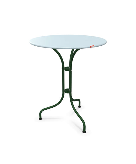Schaffner St. Moritz Table repas rabattable Ø60cm Bleu Pastel 51 Vert Sapin 66 