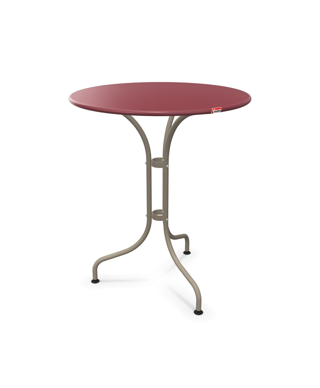 Schaffner St. Moritz Table repas rabattable Ø60cm Bordeaux 38 Champagne 85 