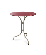Schaffner St. Moritz Table repas rabattable Ø60cm Bordeaux 38 Champagne 85 