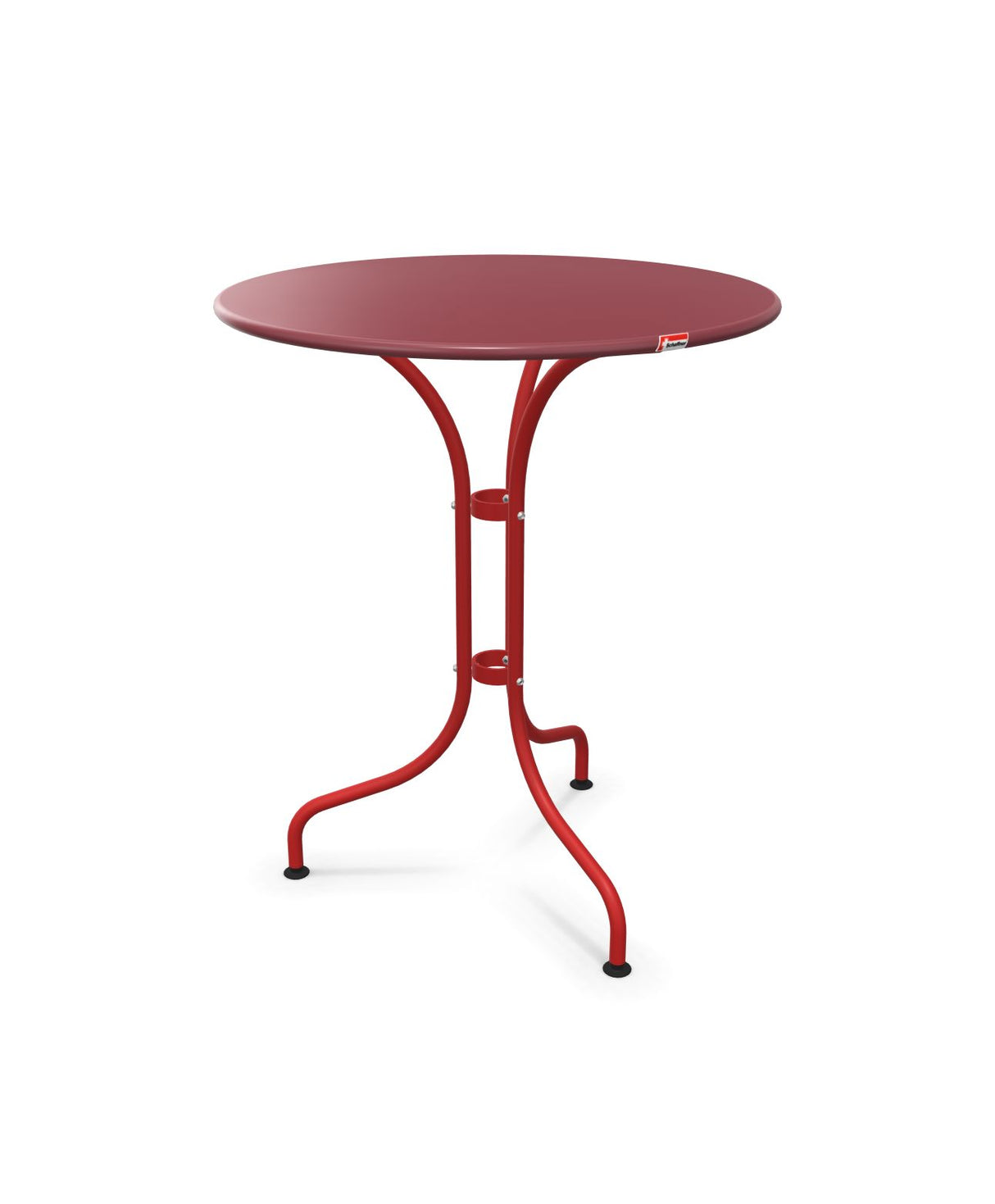 Schaffner St. Moritz Table repas rabattable Ø60cm Bordeaux 38 Rouge 30 