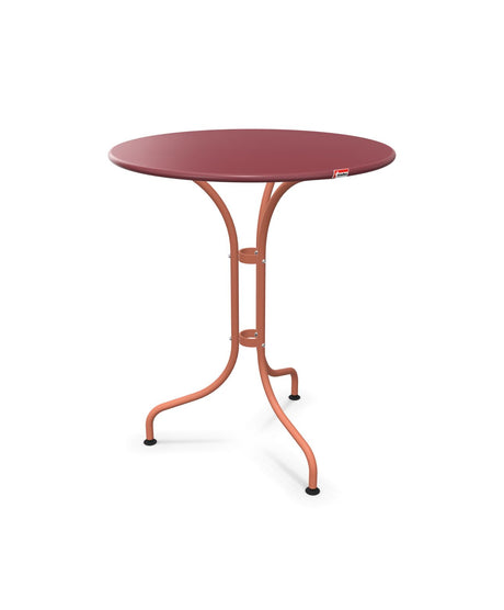 Schaffner St. Moritz Table repas rabattable Ø60cm Bordeaux 38 Terracotta 84 