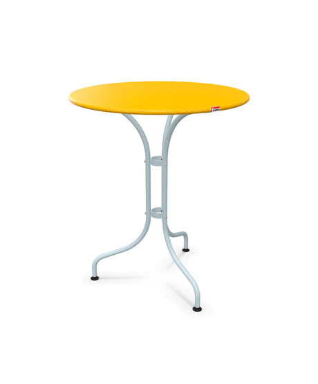 Schaffner St. Moritz Table repas rabattable Ø60cm Jaune 11 Bleu Pastel 51 