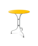 Schaffner St. Moritz Table repas rabattable Ø60cm Jaune 11 Galvanisé à chaud 02 
