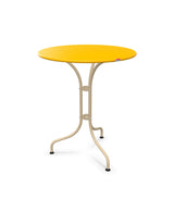 Schaffner St. Moritz Table repas rabattable Ø60cm Jaune 11 Marron Pastel 83 