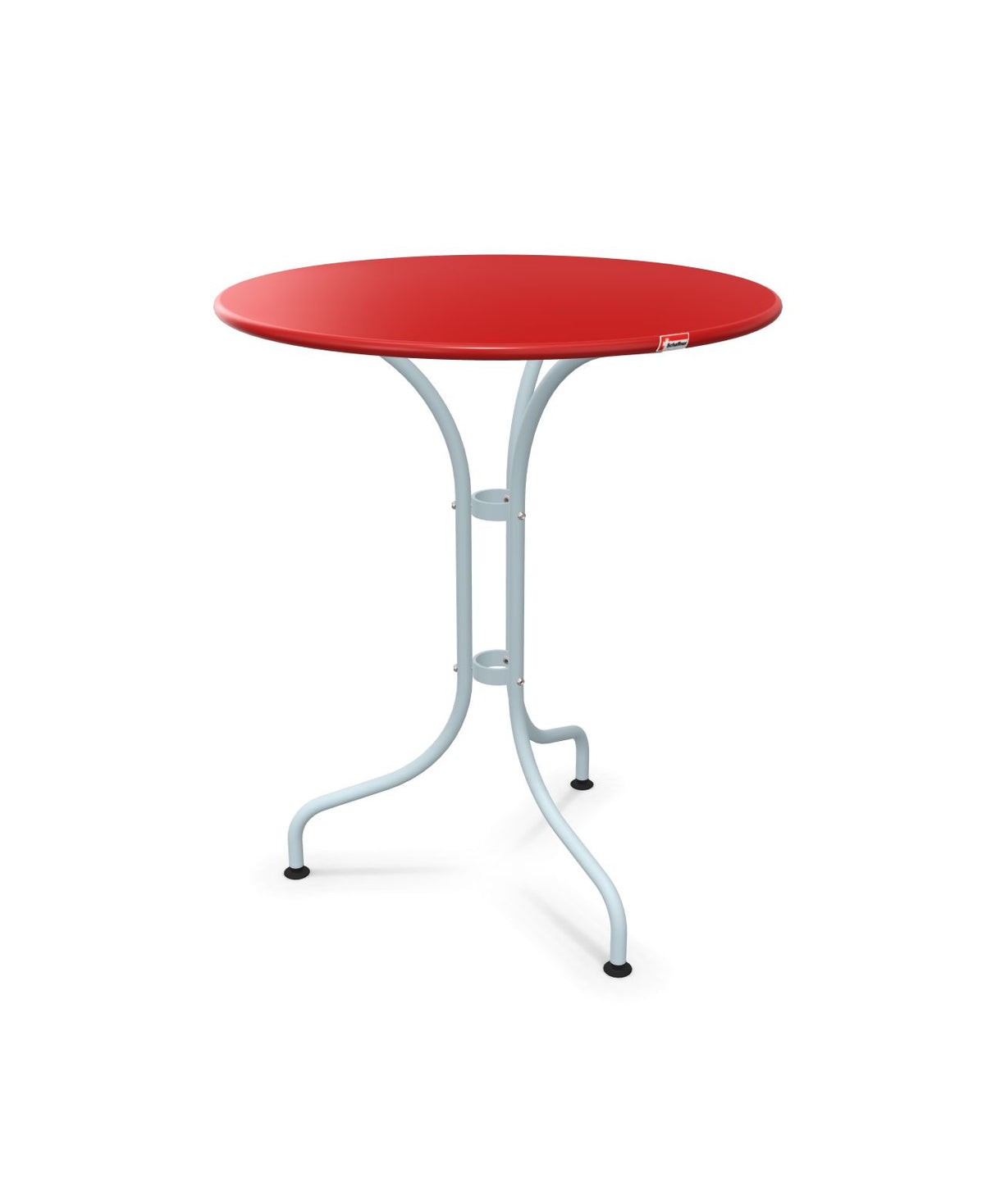 Schaffner St. Moritz Table repas rabattable Ø60cm Rouge 30 Bleu Pastel 51 