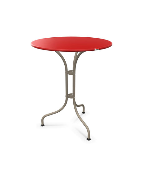 Schaffner St. Moritz Table repas rabattable Ø60cm Rouge 30 Champagne 85 
