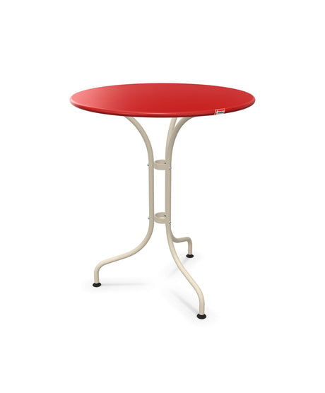 Schaffner St. Moritz Table repas rabattable Ø60cm Rouge 30 Sable Pastel 15 