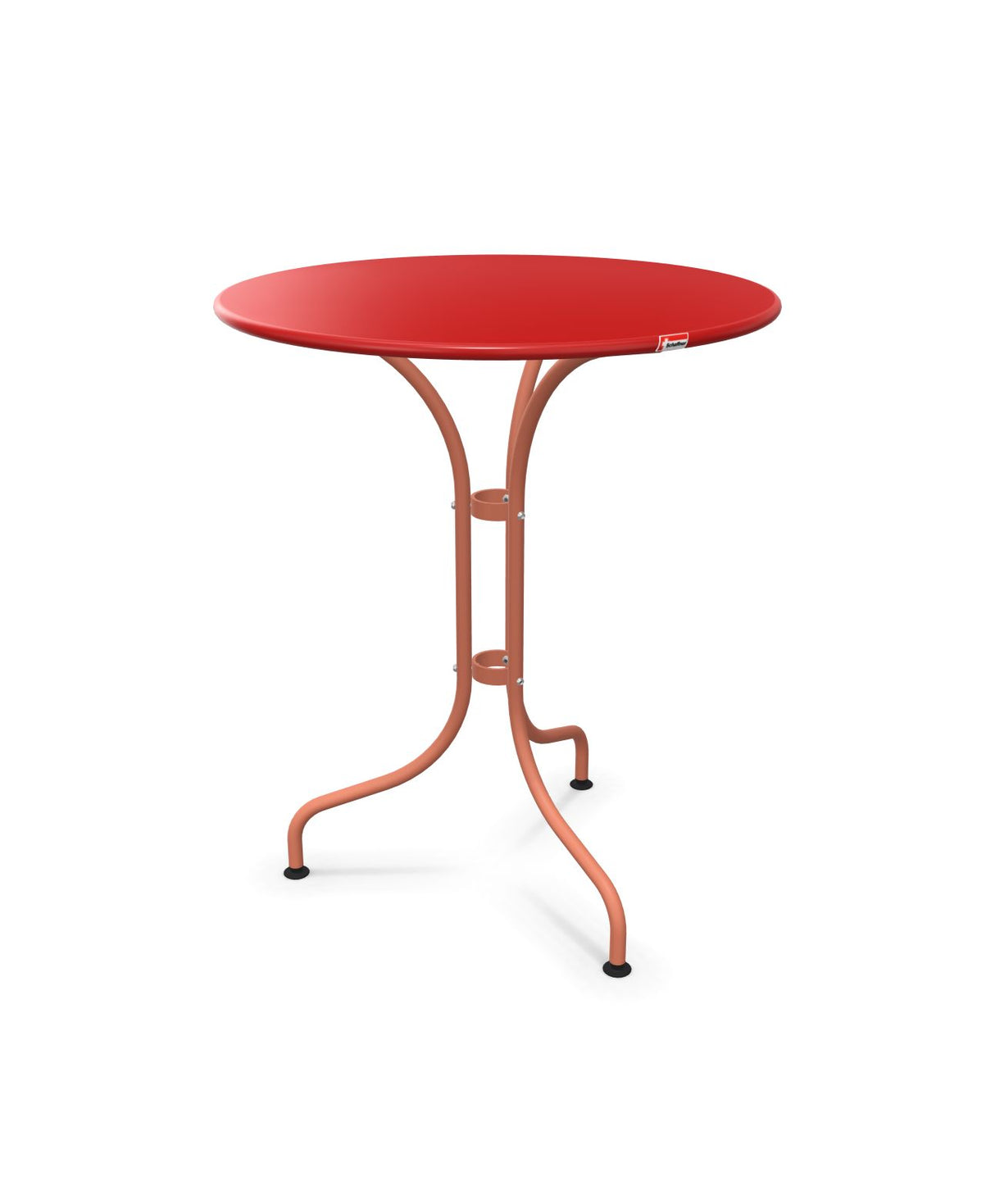 Schaffner St. Moritz Table repas rabattable Ø60cm Rouge 30 Terracotta 84 