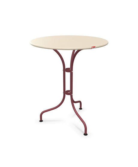Schaffner St. Moritz Table repas rabattable Ø60cm Sable Pastel 15 Bordeaux 38 