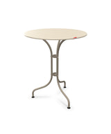 Schaffner St. Moritz Table repas rabattable Ø60cm Sable Pastel 15 Champagne 85 