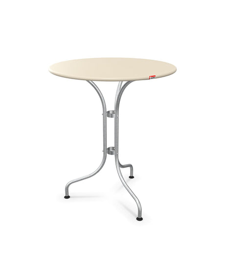 Schaffner St. Moritz Table repas rabattable Ø60cm Sable Pastel 15 Galvanisé à chaud 02 