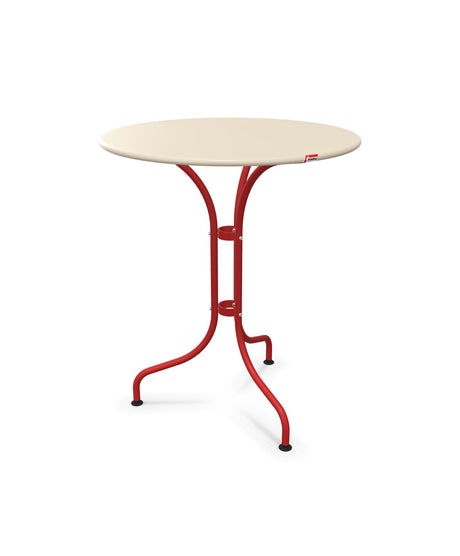 Schaffner St. Moritz Table repas rabattable Ø60cm Sable Pastel 15 Rouge 30 