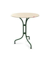 Schaffner St. Moritz Table repas rabattable Ø60cm Sable Pastel 15 Vert Sapin 66 
