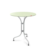 Schaffner St. Moritz Table repas rabattable Ø60cm Vert Pastel 64 Galvanisé à chaud 02 