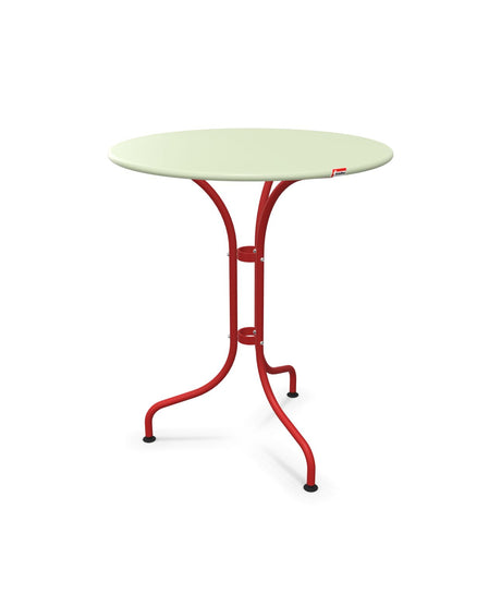 Schaffner St. Moritz Table repas rabattable Ø60cm Vert Pastel 64 Rouge 30 