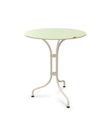 Schaffner St. Moritz Table repas rabattable Ø60cm Vert Pastel 64 Sable Pastel 15 