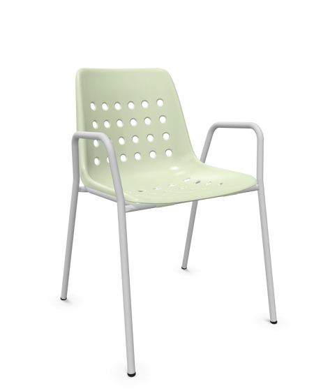 Schaffner Bermuda Gartensessel mit Armlehnen Rundrohr