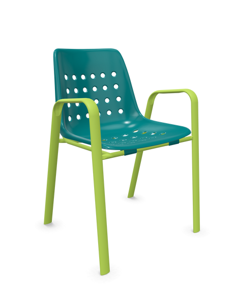 Schaffner Bermuda Gartensessel mit Armlehnen Ovalrohre