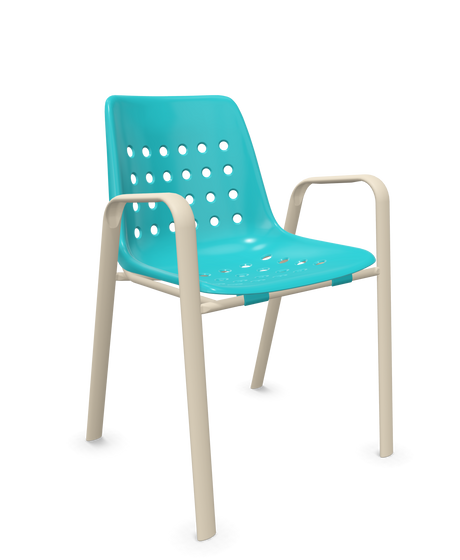 Schaffner Bermuda Gartensessel mit Armlehnen Ovalrohre
