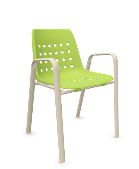 Schaffner Bermuda Gartensessel mit Armlehnen Ovalrohre