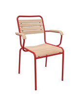 Schaffner Rigi Swiss Wood fauteuil repas à lattes en bois