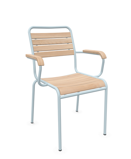 Schaffner Rigi Swiss Wood fauteuil repas à lattes en bois