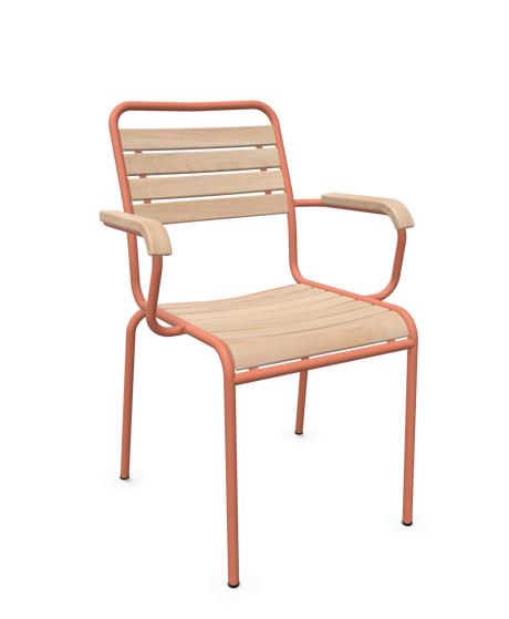 Schaffner Rigi Swiss Wood fauteuil repas à lattes en bois