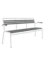 Schaffner Säntis Banc à lattes 3 places avec accoudoirs