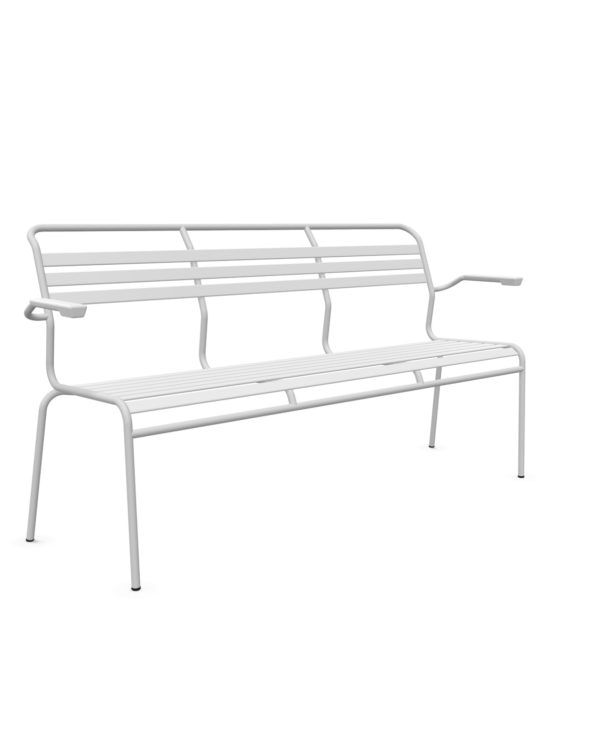Schaffner Säntis Banc à lattes 3 places avec accoudoirs