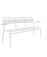 Schaffner Säntis Banc à lattes 3 places avec accoudoirs