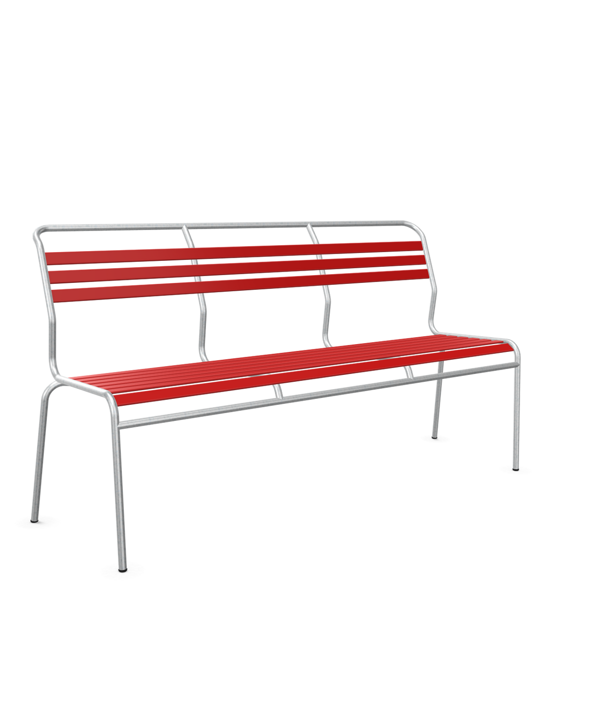 Schaffner Säntis Banc à lattes 3 places sans accoudoirs