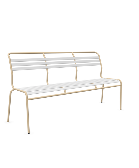 Schaffner Säntis Banc à lattes 3 places sans accoudoirs