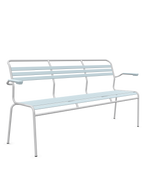Schaffner Säntis Banc à lattes 3 places avec accoudoirs