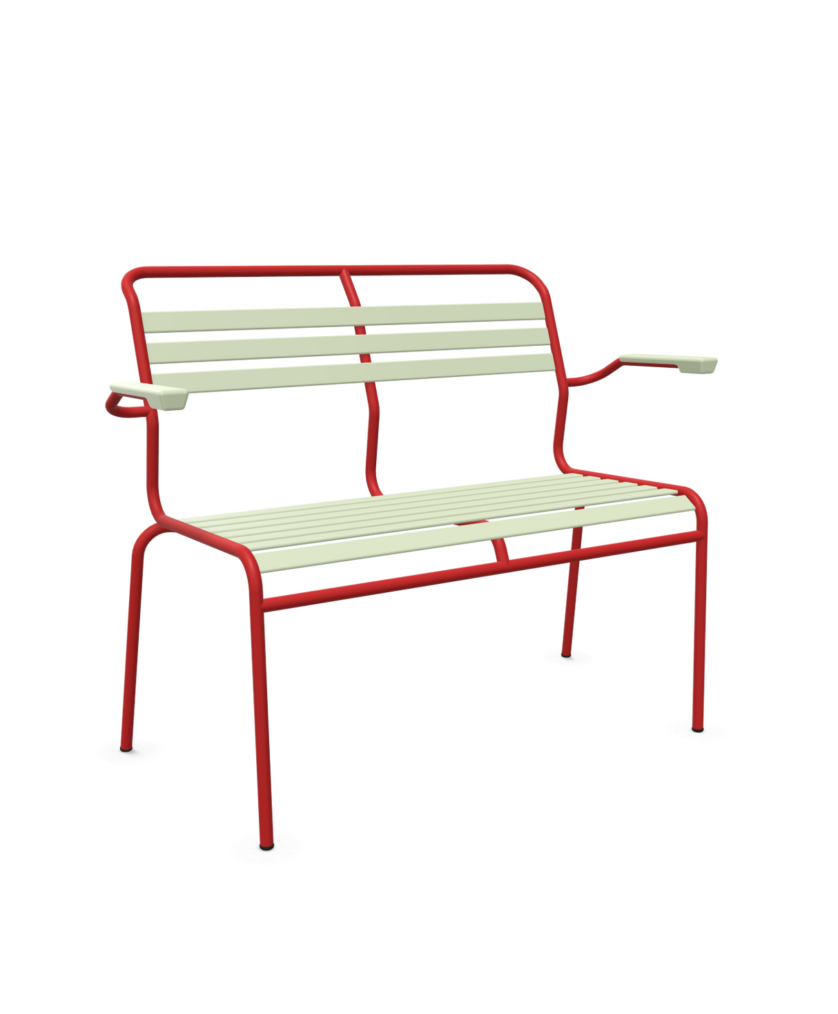 Schaffner Säntis Banc à lattes 2 places avec accoudoirs